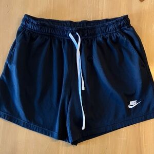 Nike Women's Navy Blue Athletic Shorts